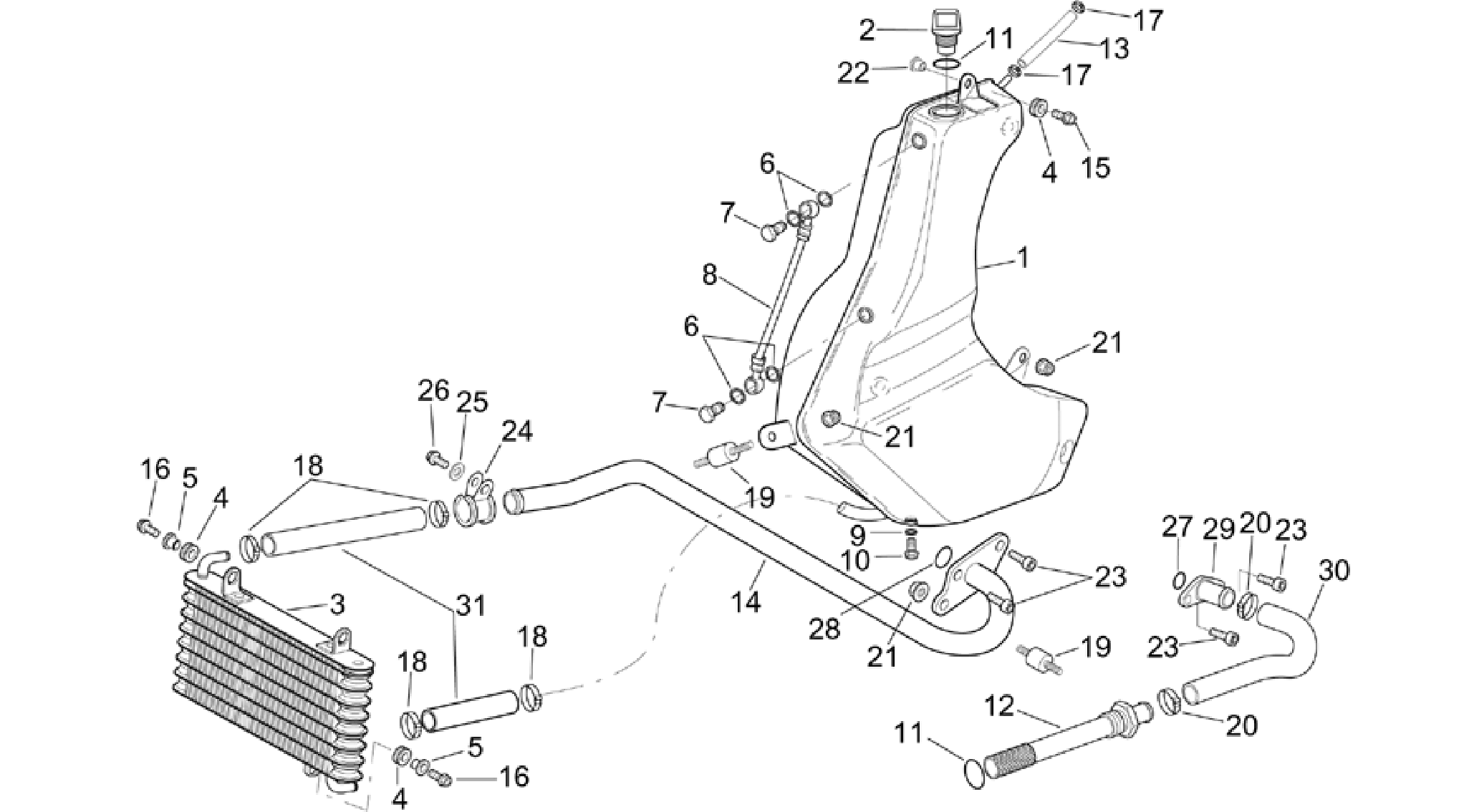 Oil tank
