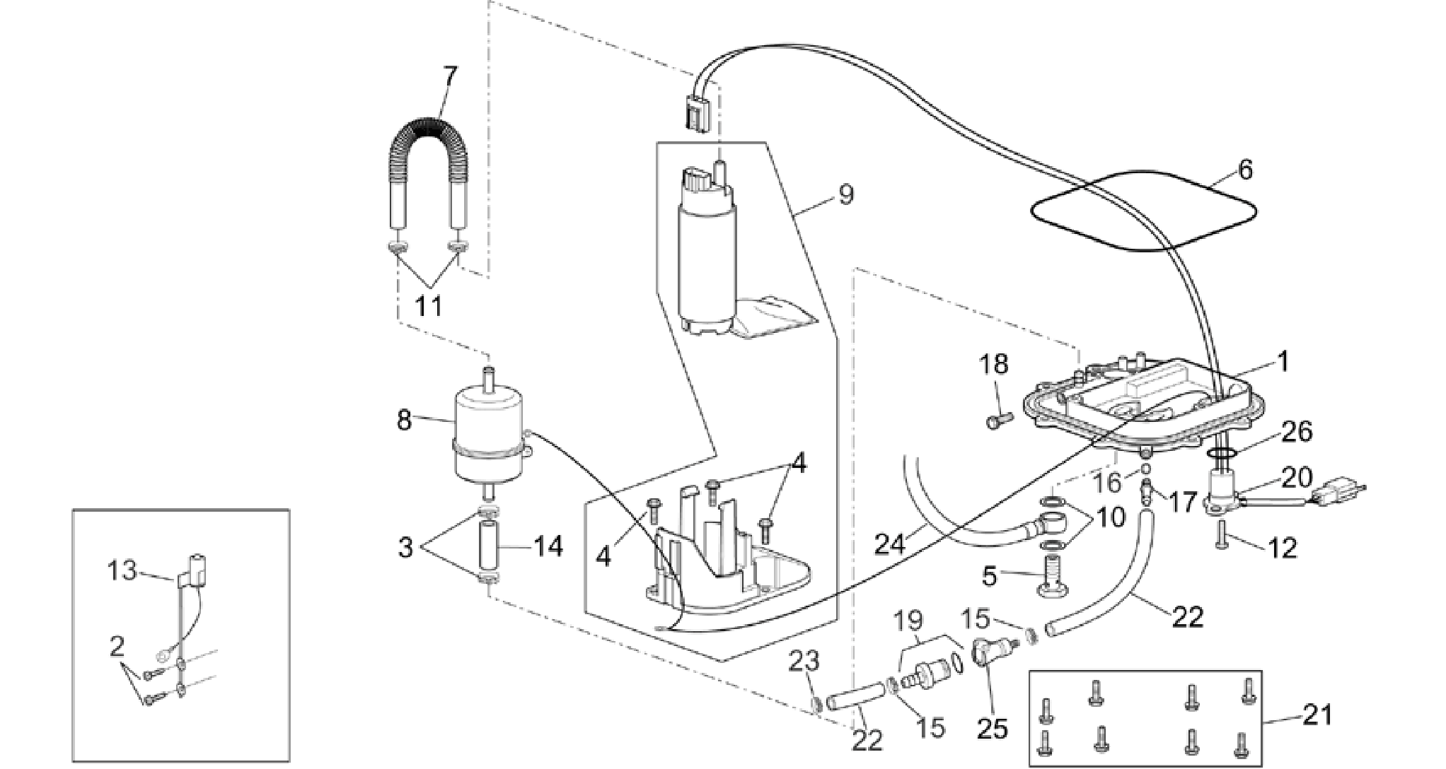 Racing 2003 fuel pump
