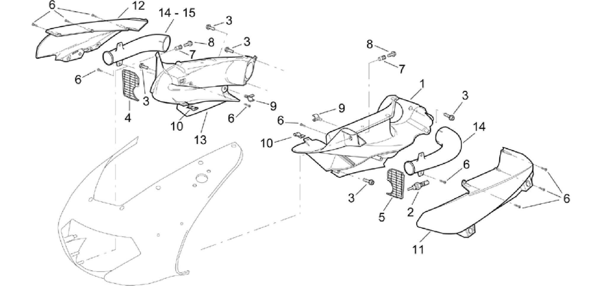 Front body - Duct