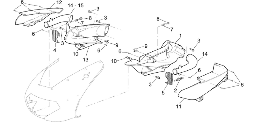 Front body - Duct