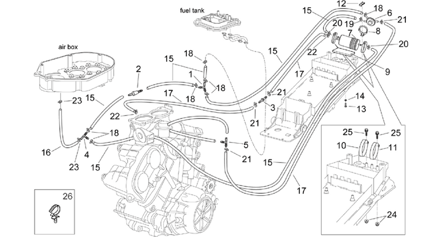 Fuel vapour recover system