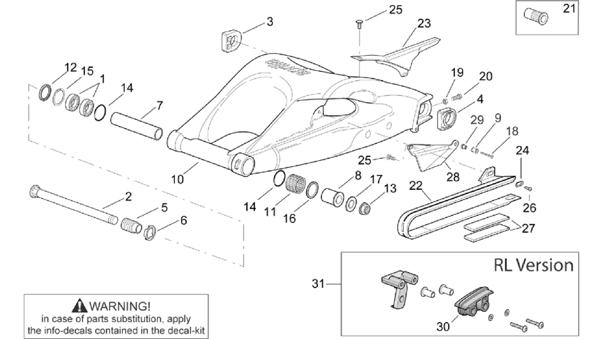 Swing arm