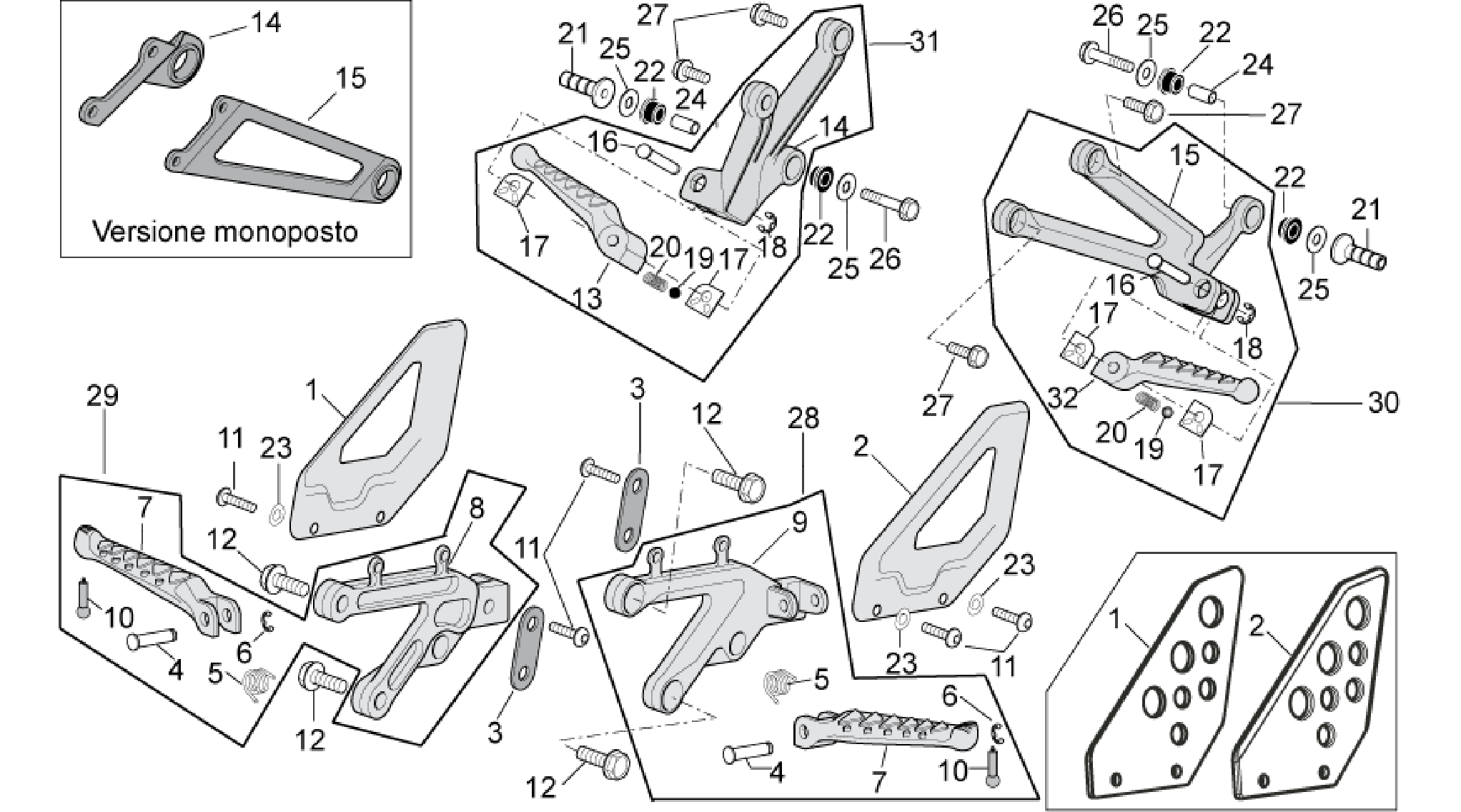 Foot rests