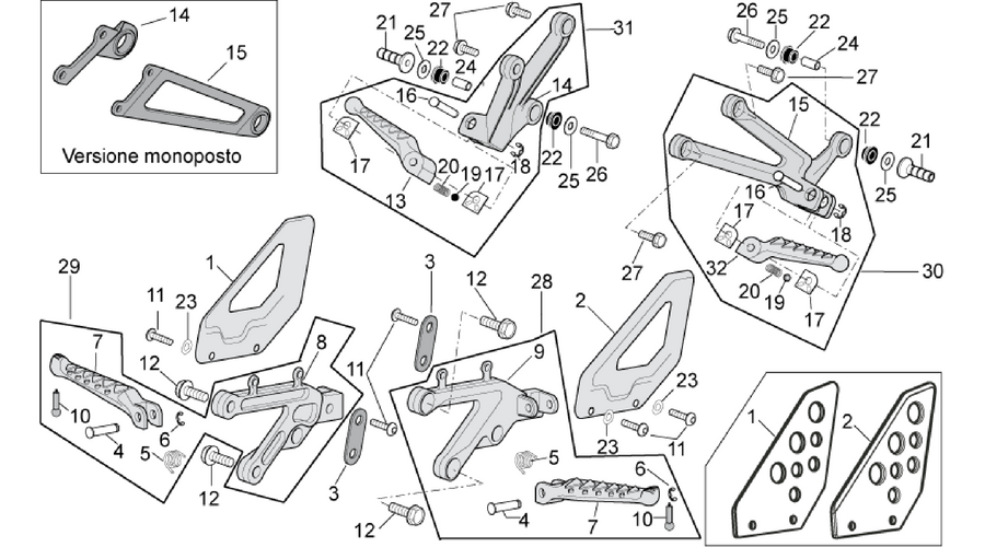 Foot rests