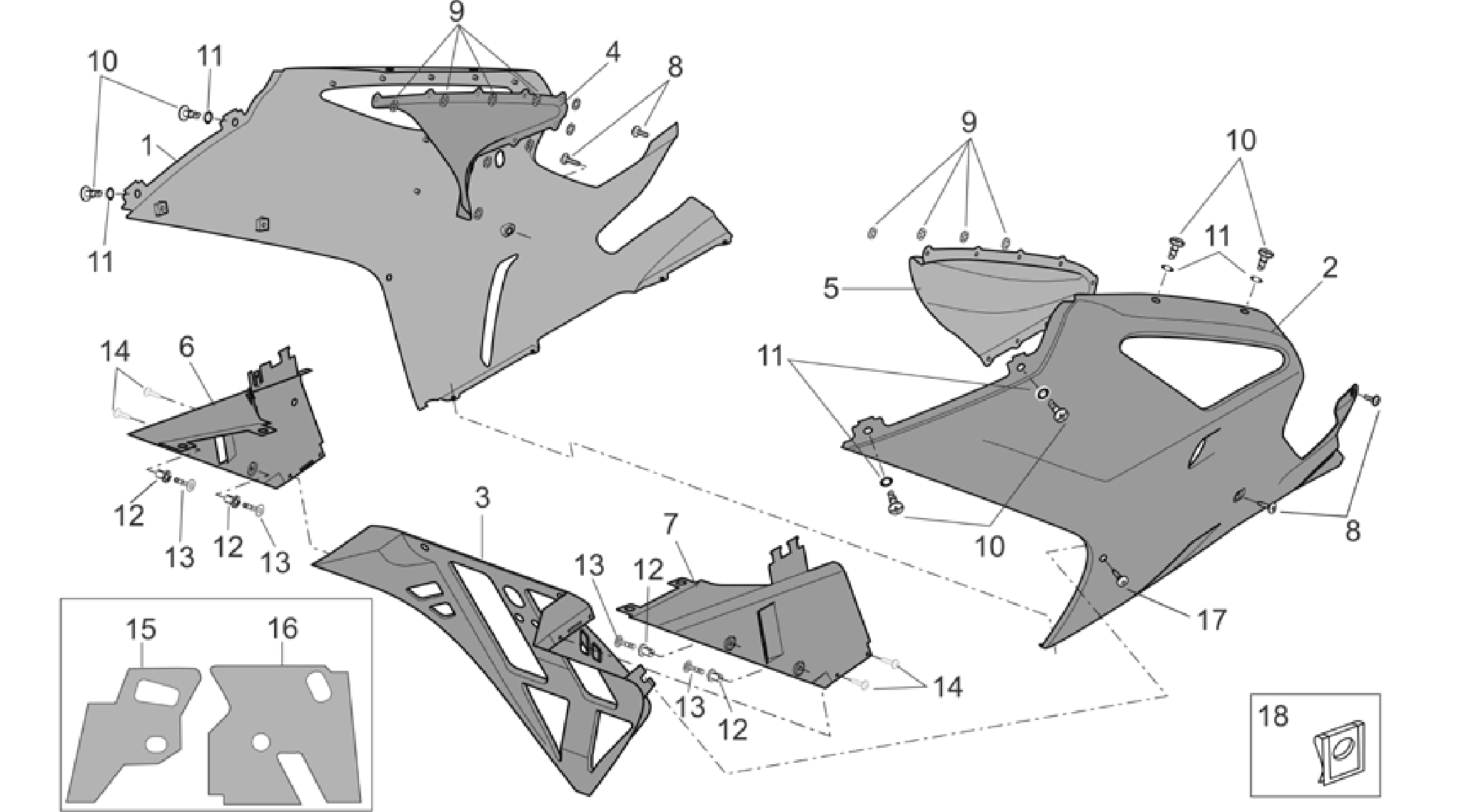 Front body - Fairings I