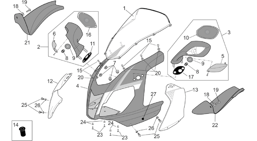 Front body - Front fairing