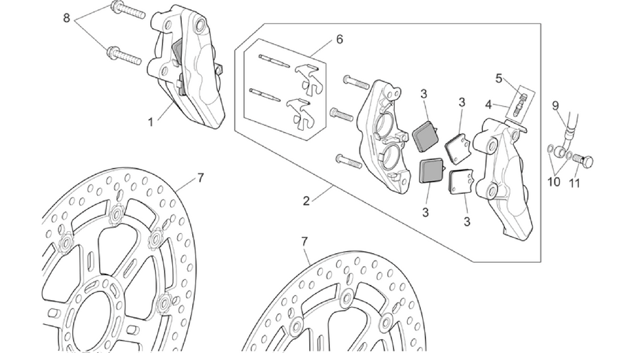 Front brake caliper I