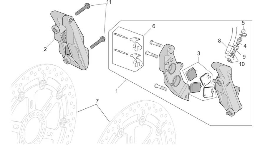 Front brake caliper II