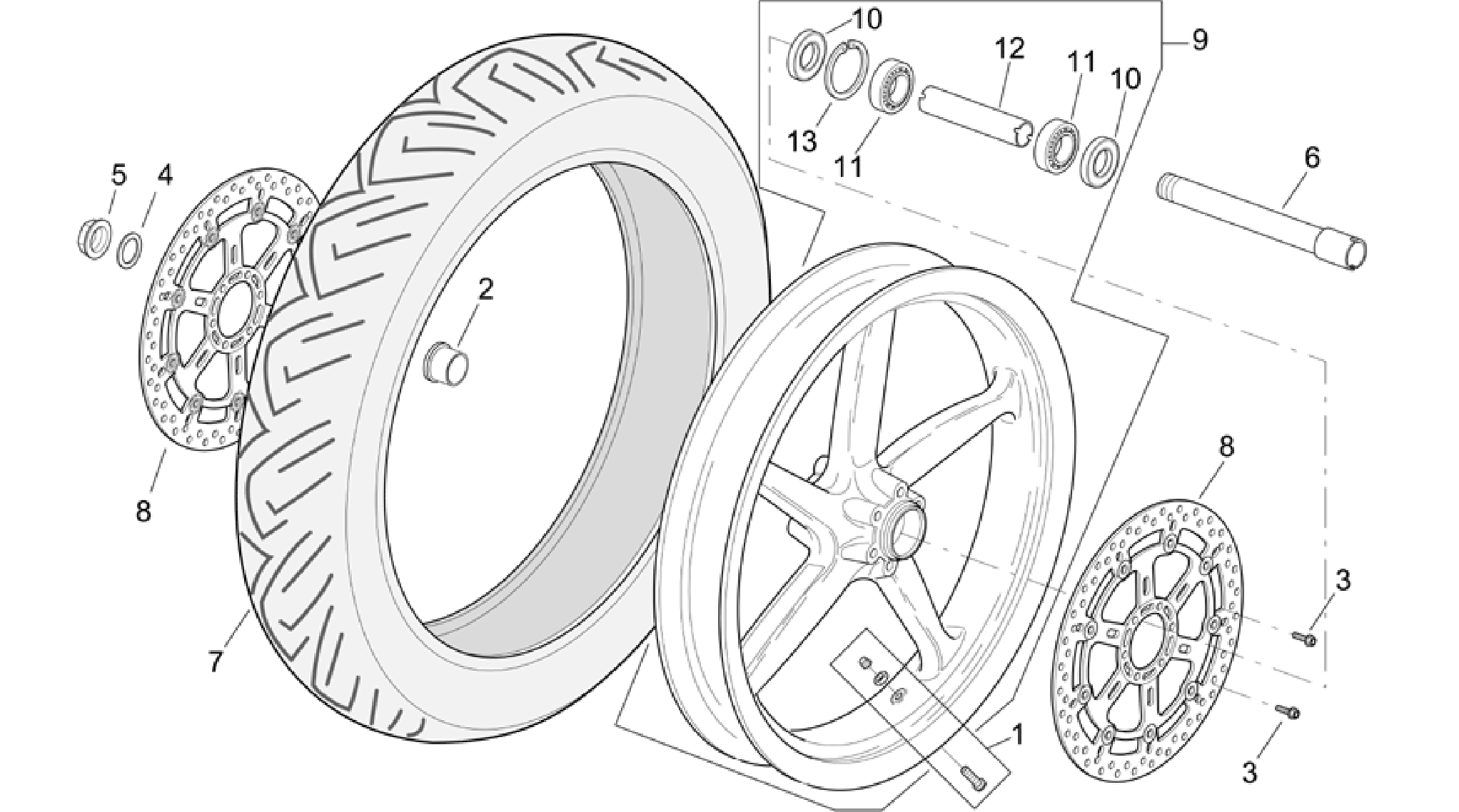 Front wheel R version