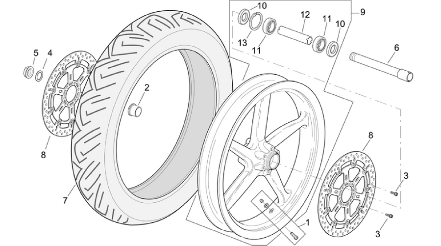 Front wheel R version