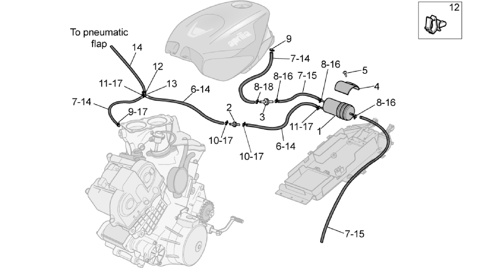 Fuel vapour recover system