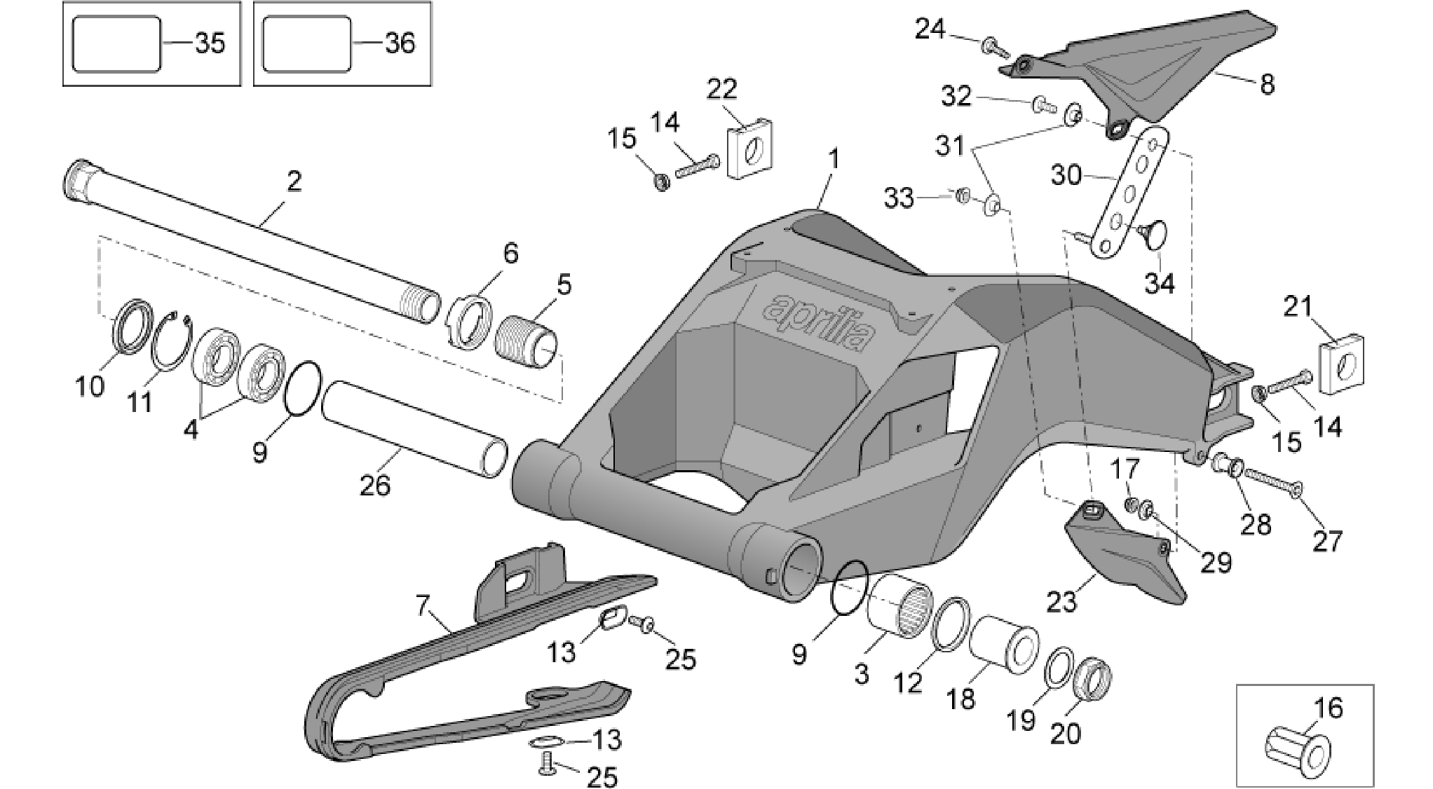 Swing arm