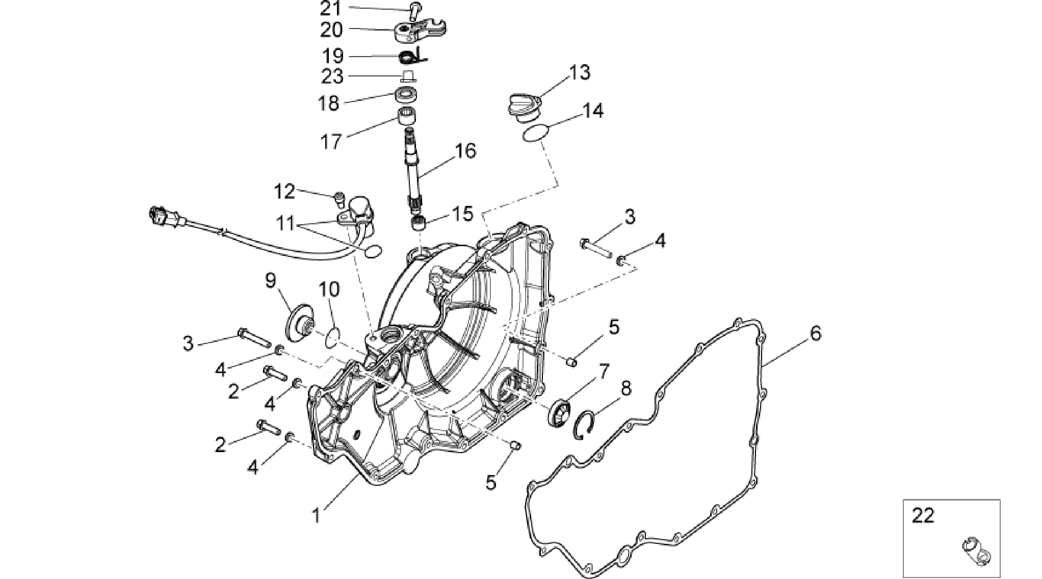 Clutch cover