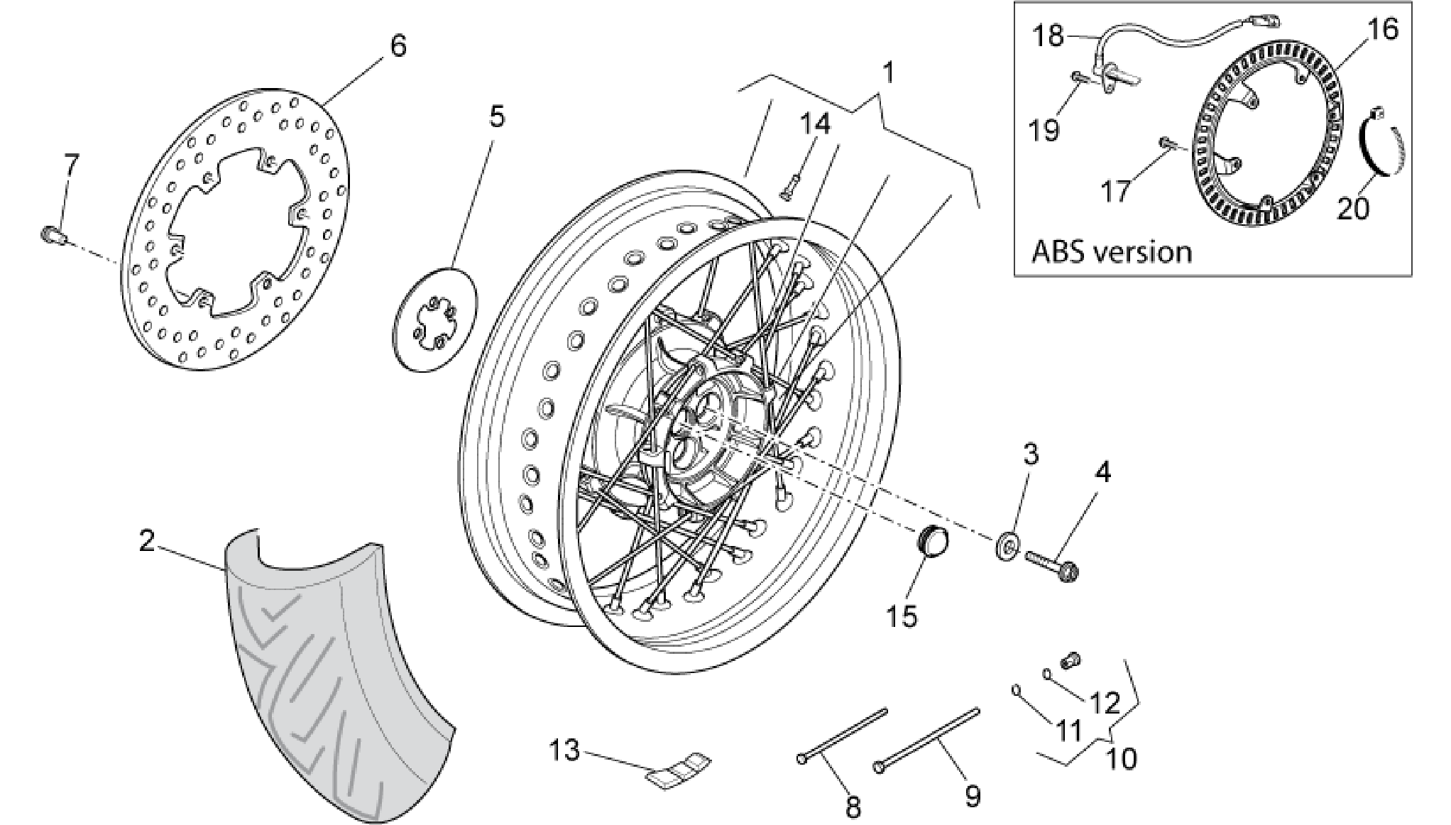 Rear wheel