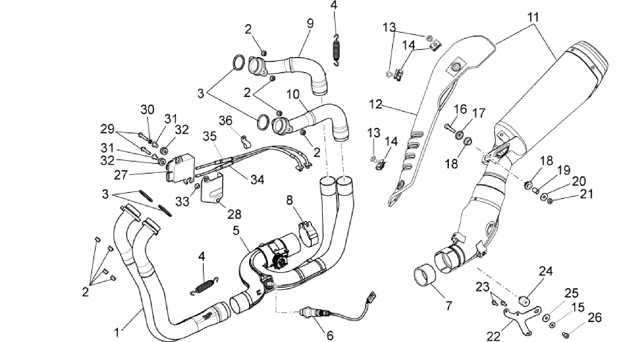 Exhaust pipe I