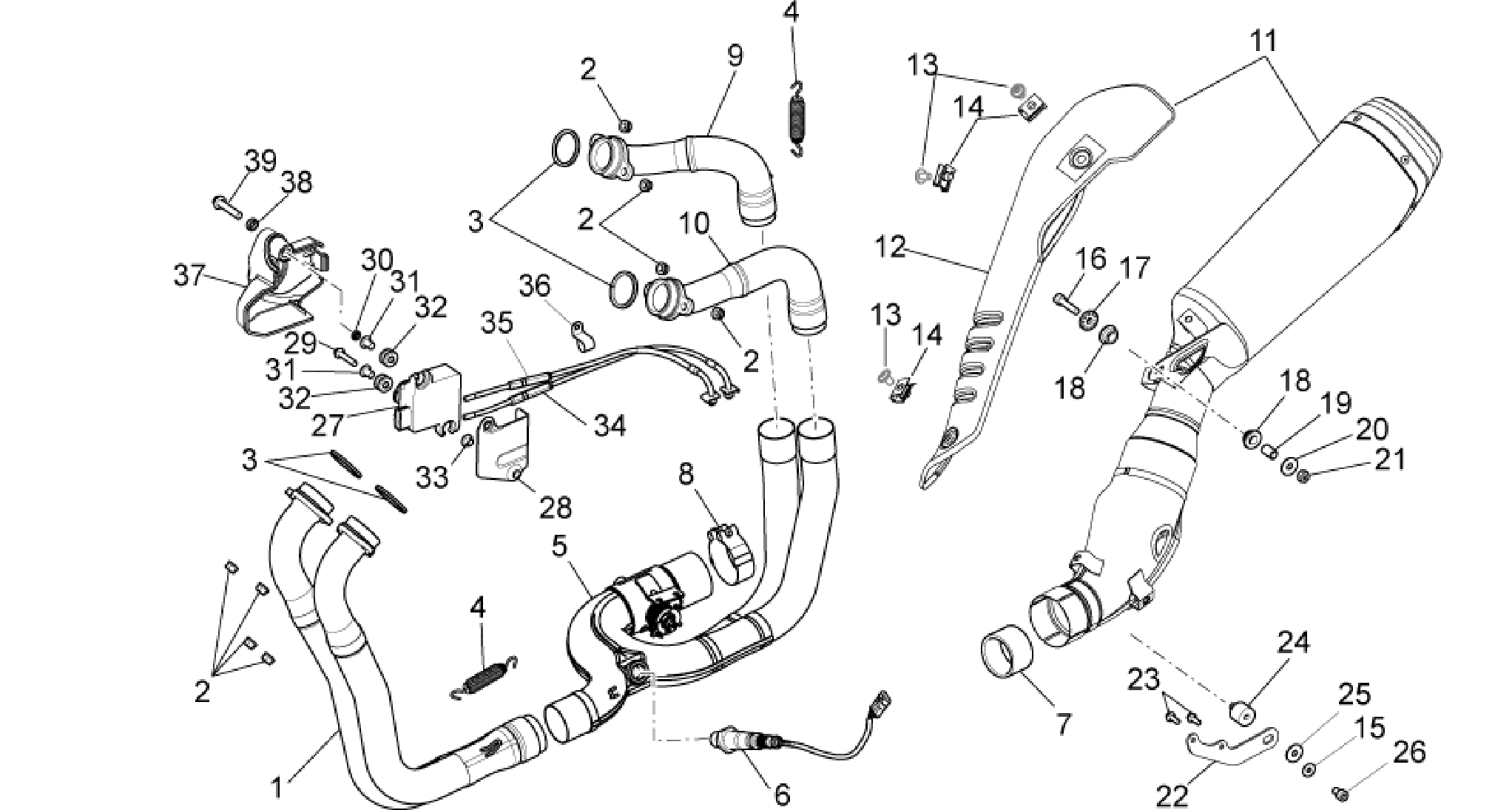 Exhaust pipe I