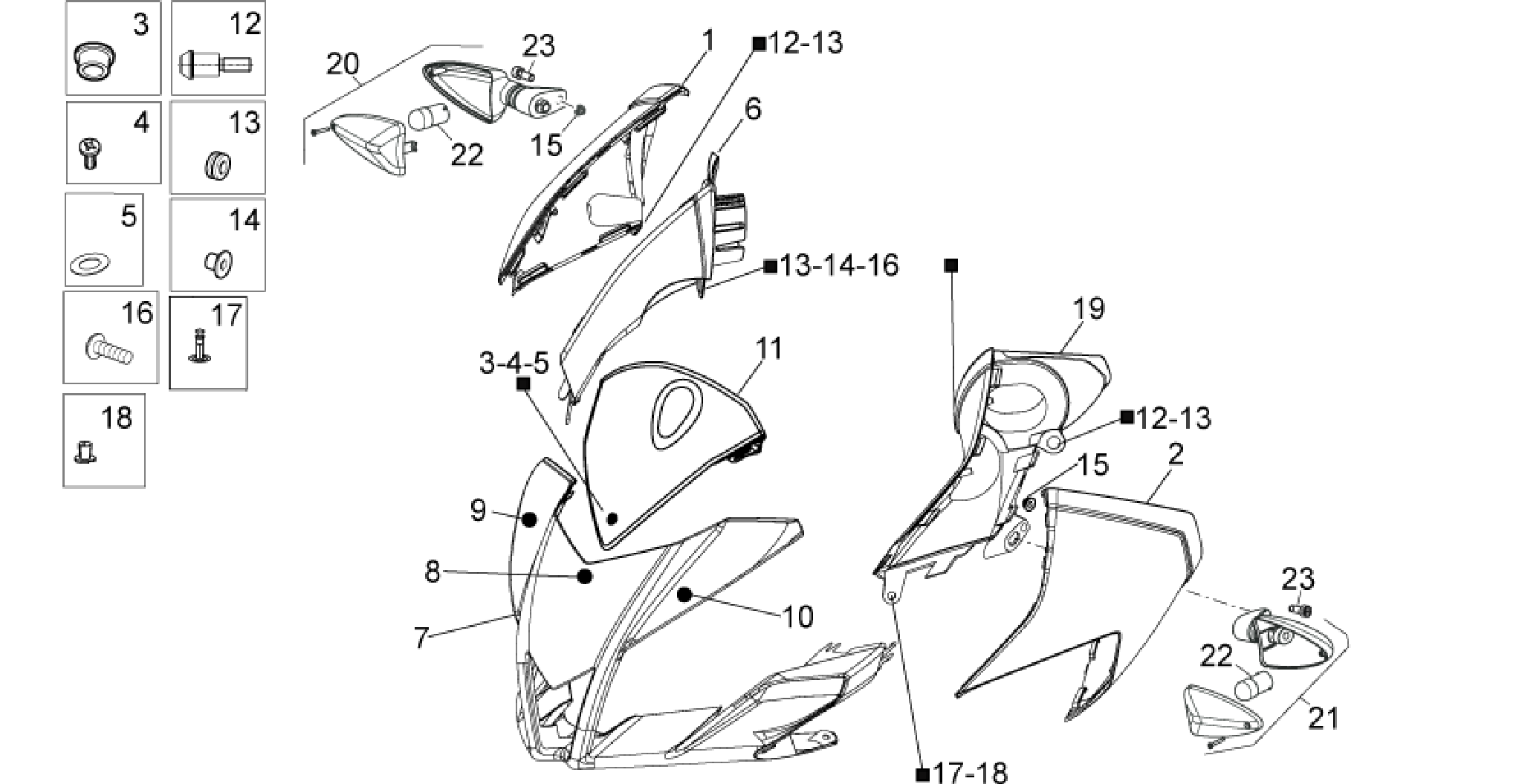 Front body I