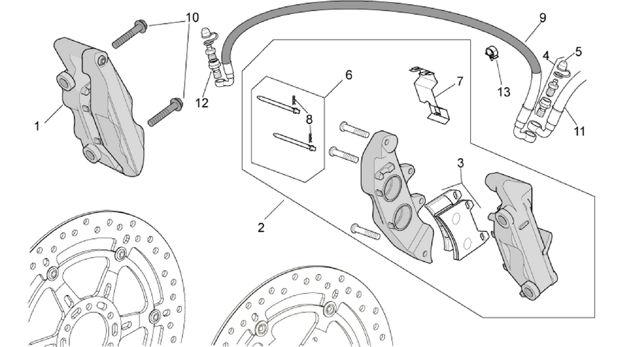 Front brake caliper