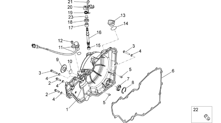 Clutch cover