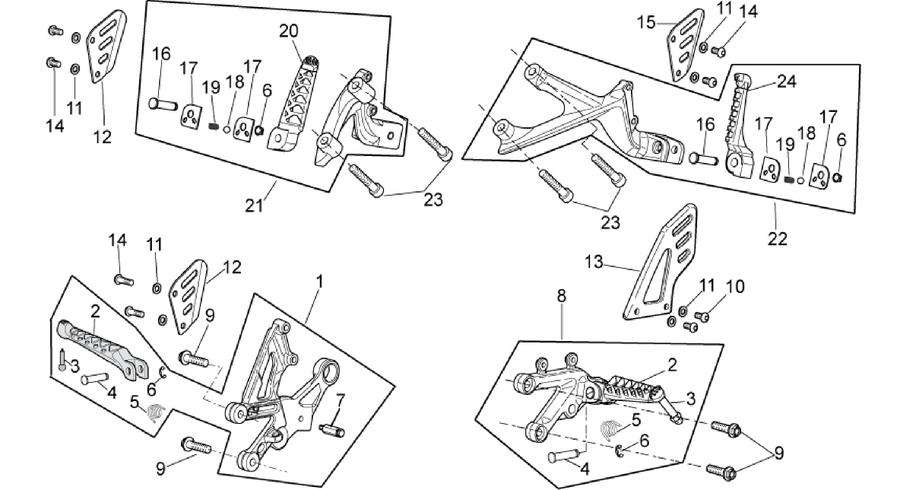 Foot rests