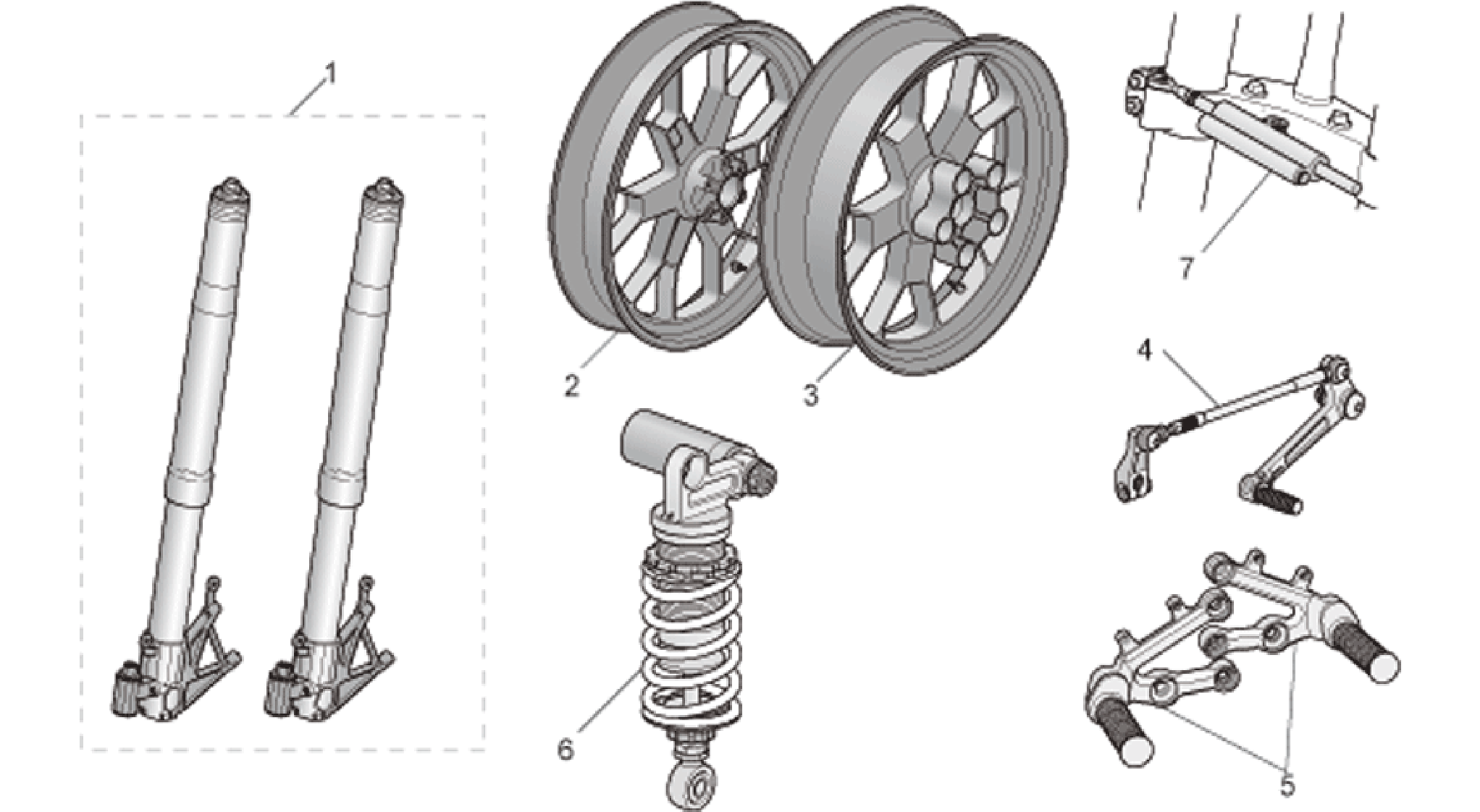 Acc. - Cyclistic components