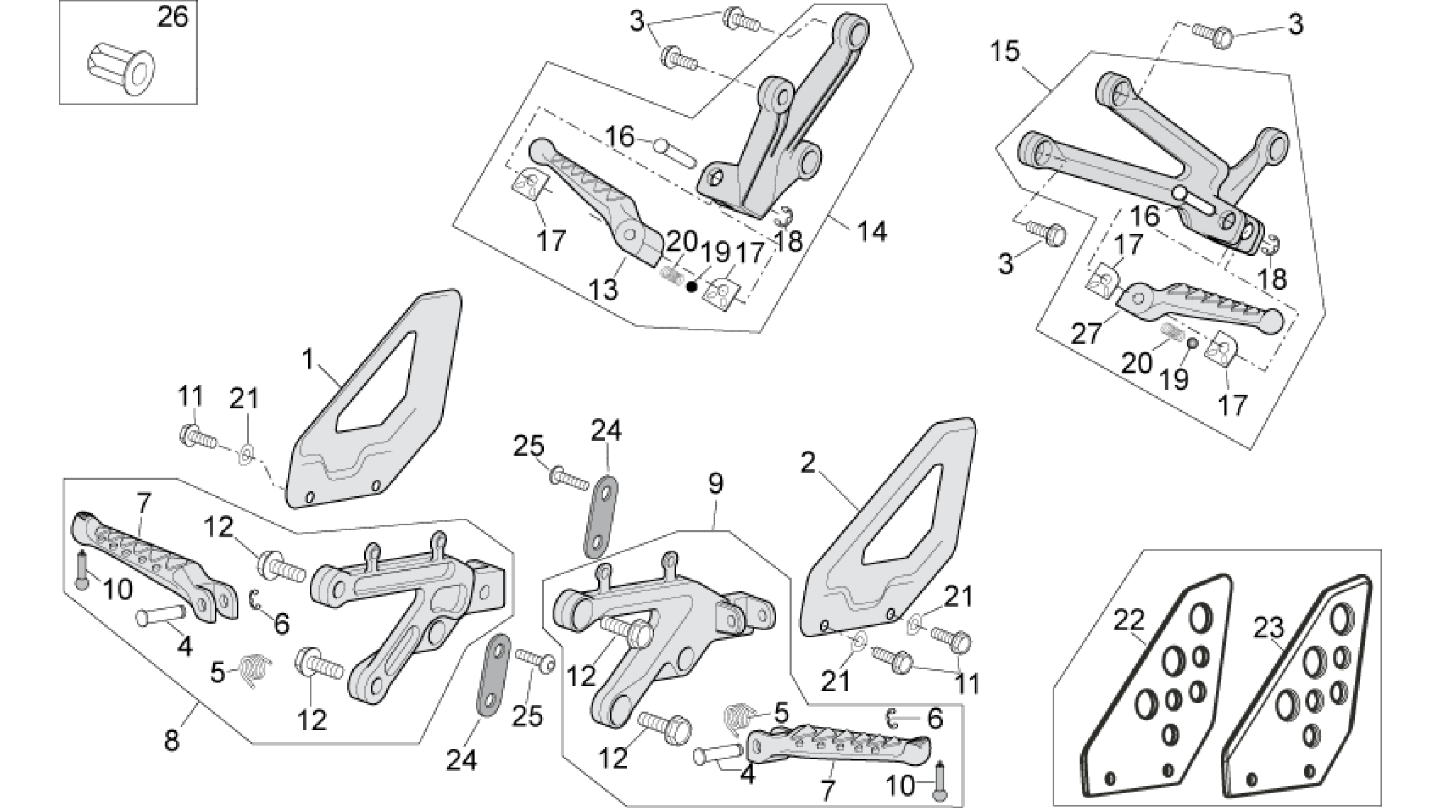 Foot rests