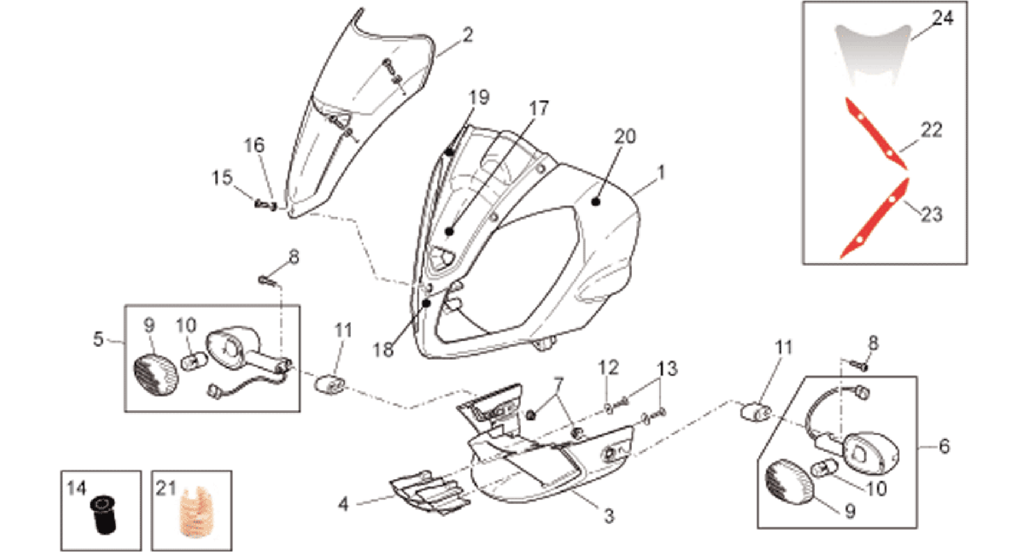 Front body - Front fairing