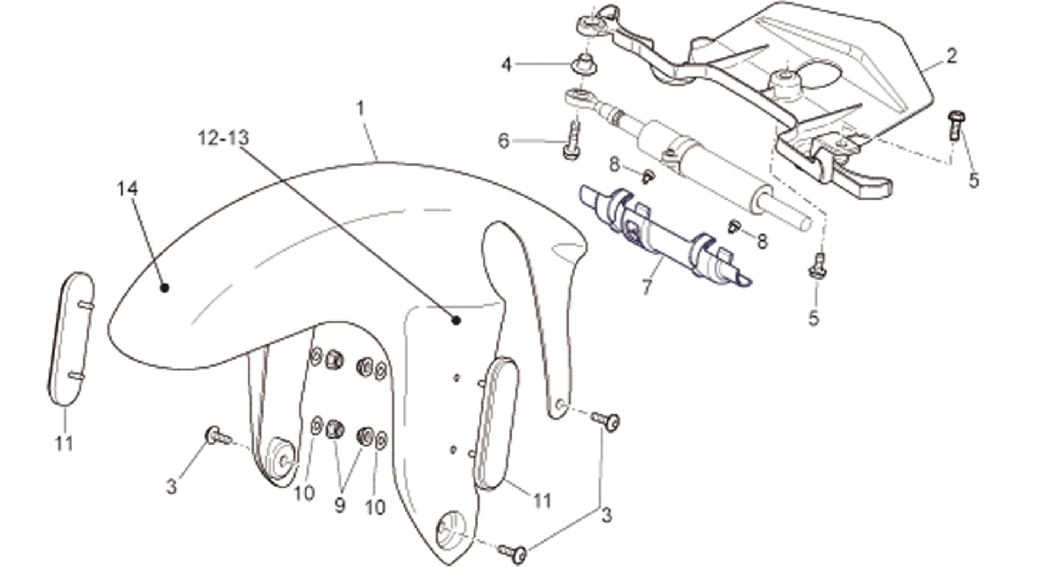 Front body - Front mudguard