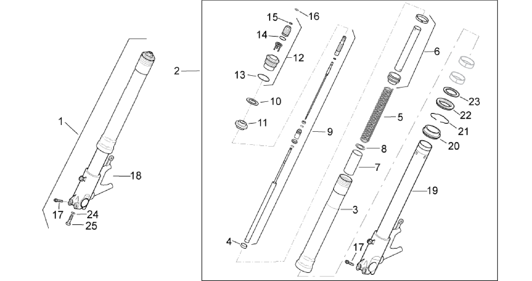 Front fork I
