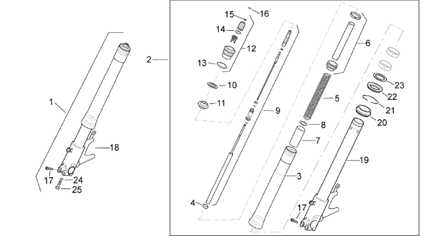 Front fork I