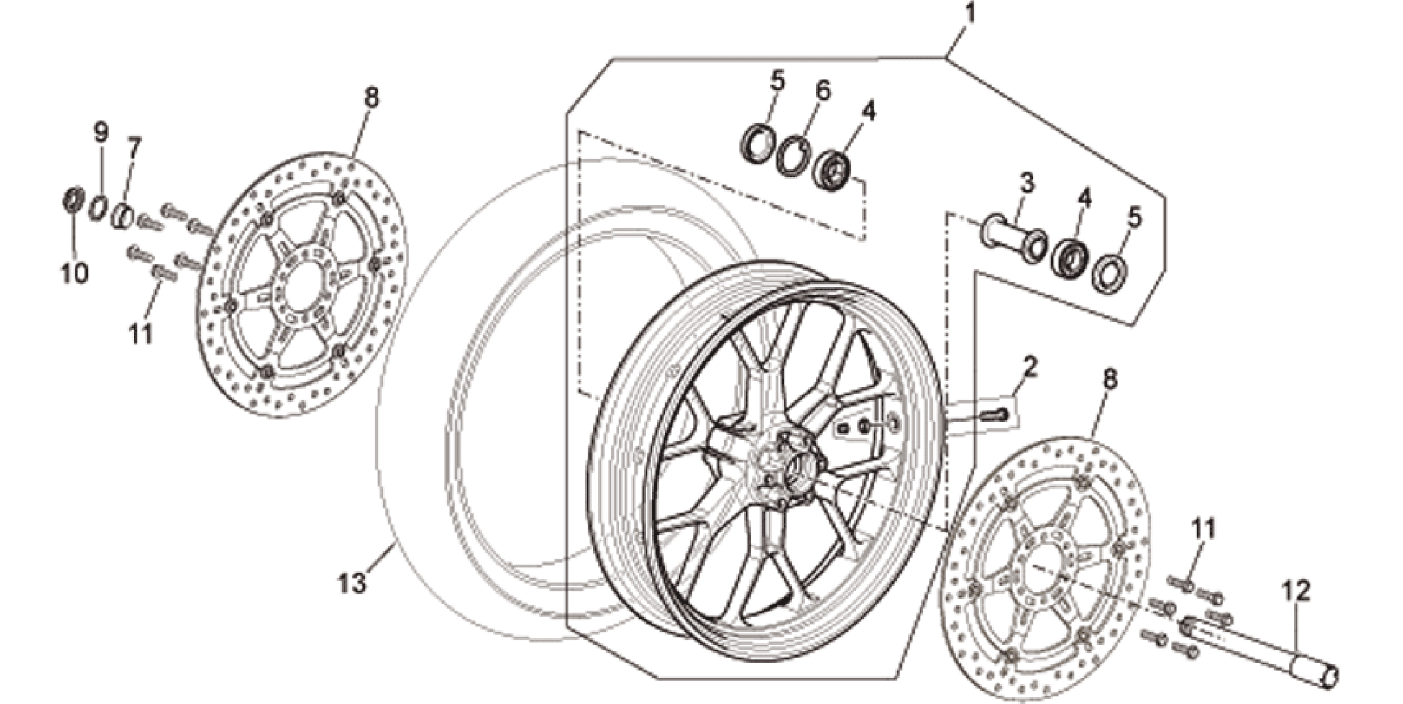 Front wheel R version