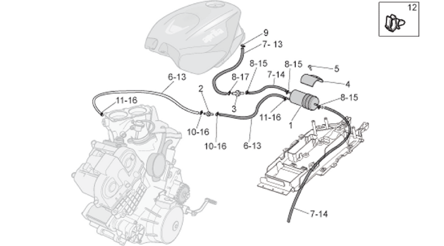 Fuel vapour recover system