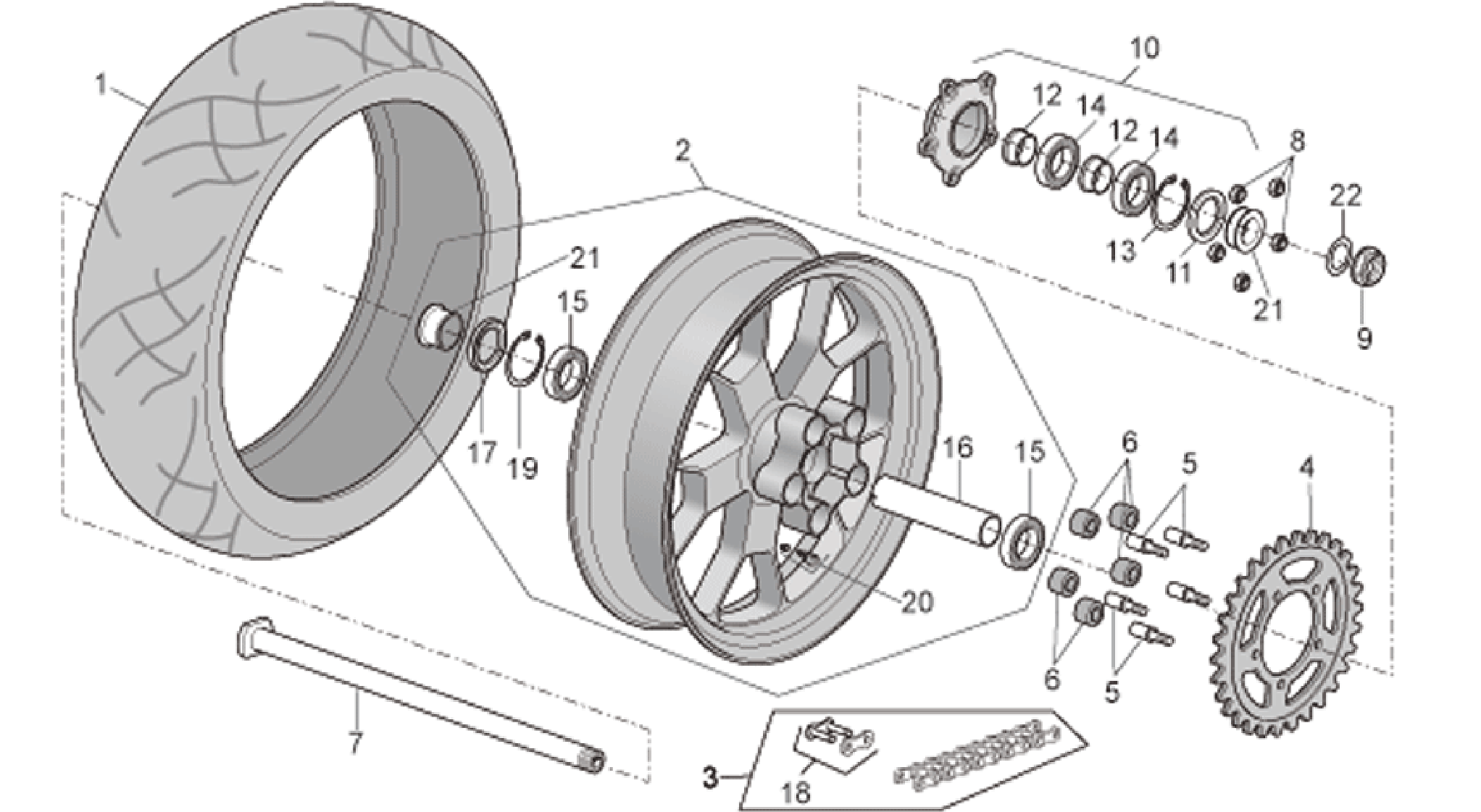 Rear wheel Factory