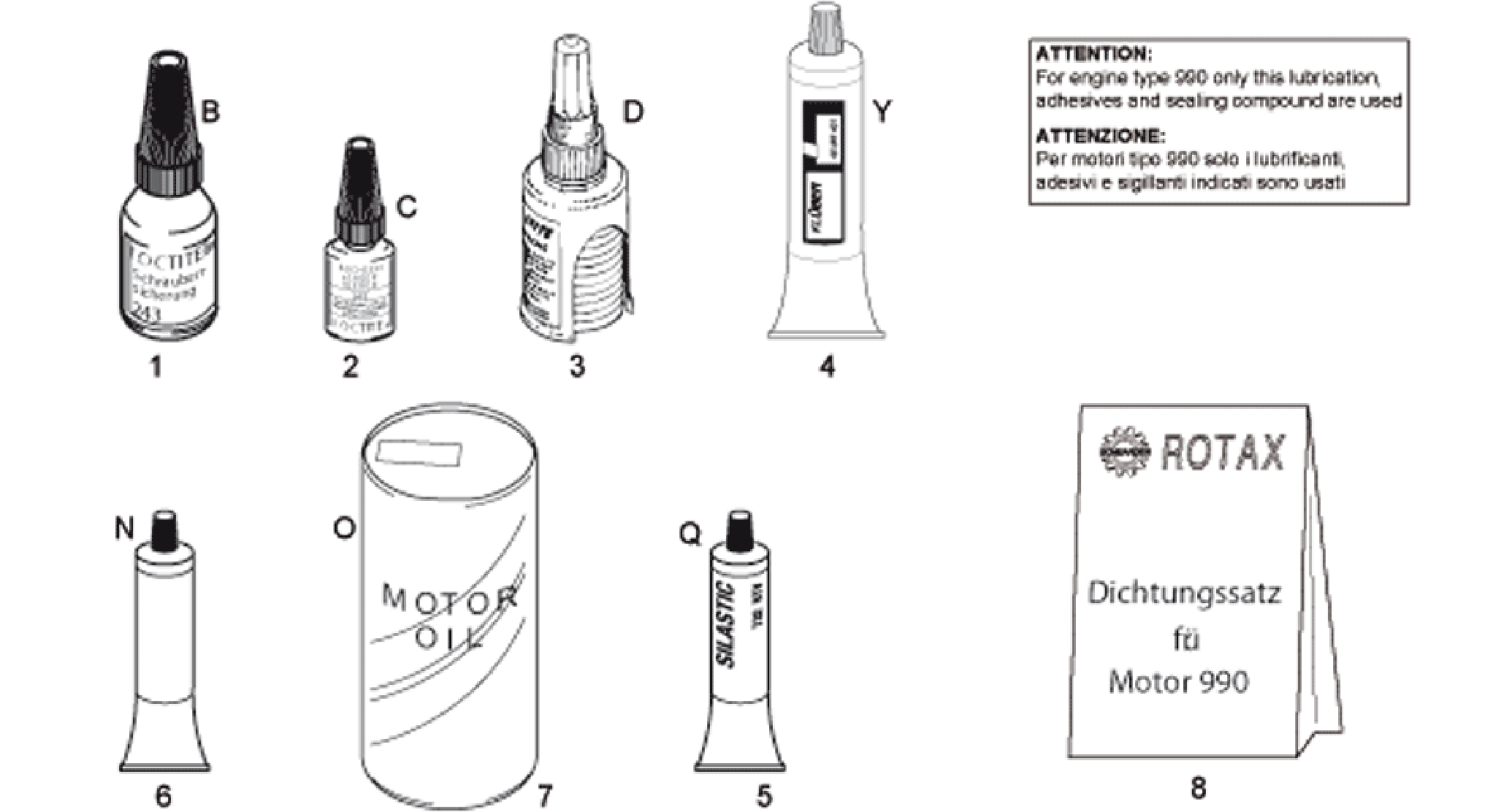 Sealing and lubricating agents