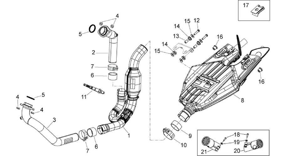 Exhaust unit