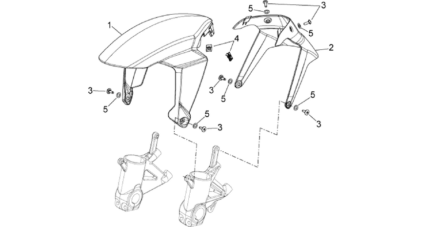 Front body - Front mudguard