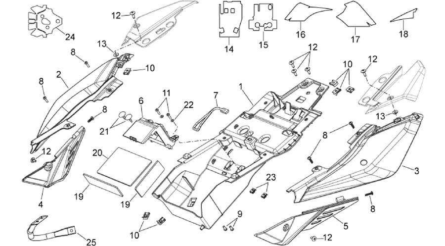 Rear body I
