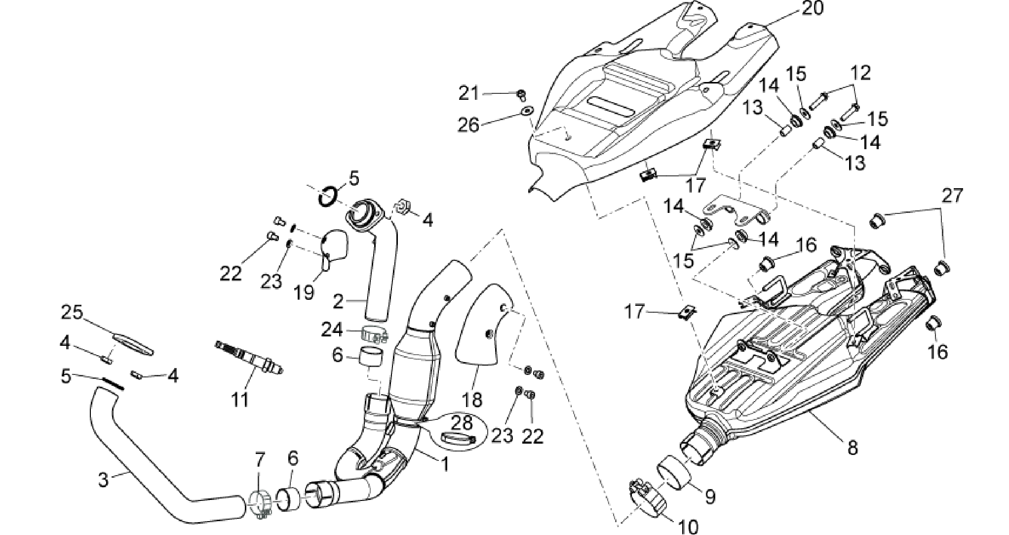 Exhaust unit