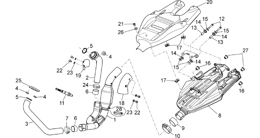 Exhaust unit