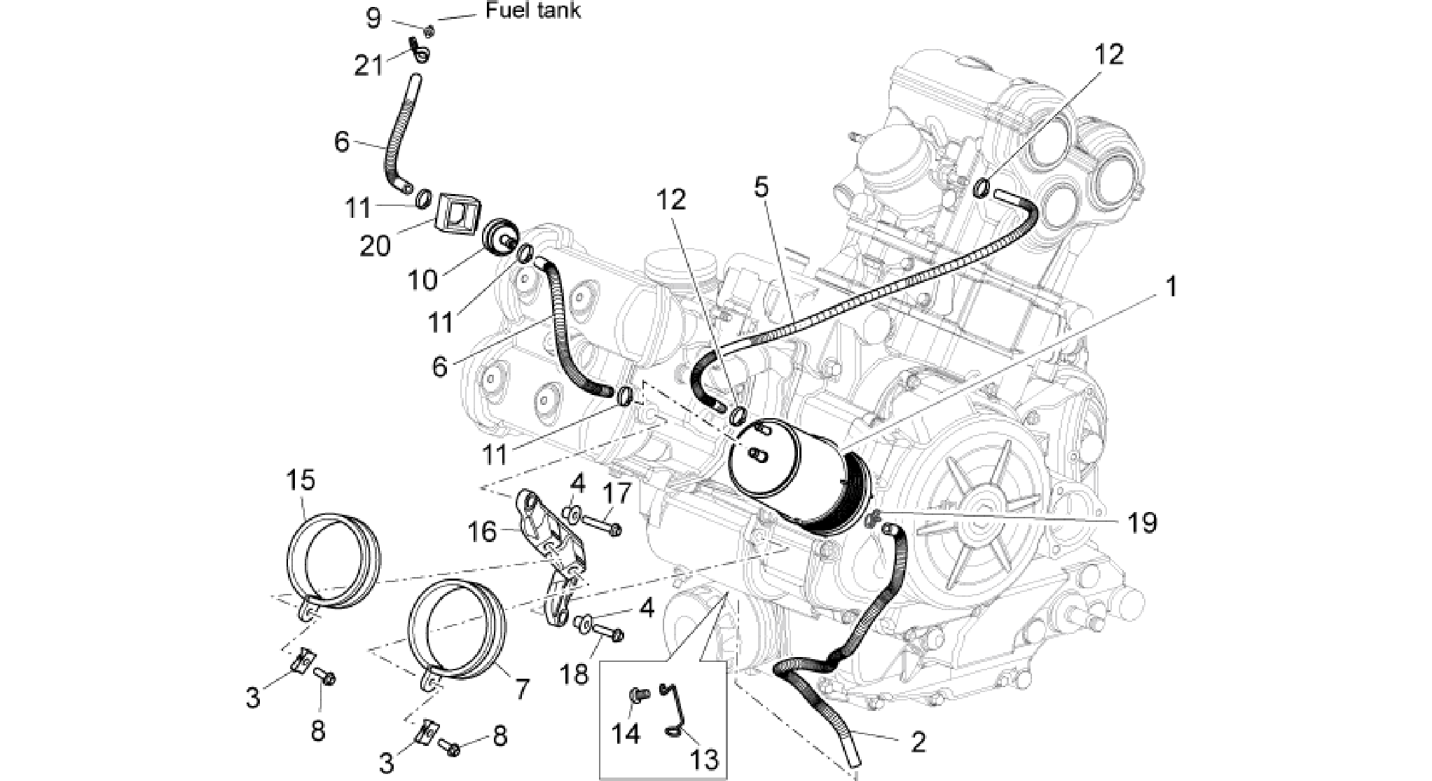 Fuel vapour recover system