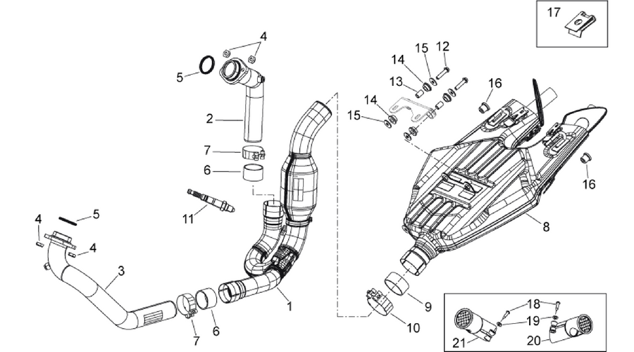 Exhaust unit