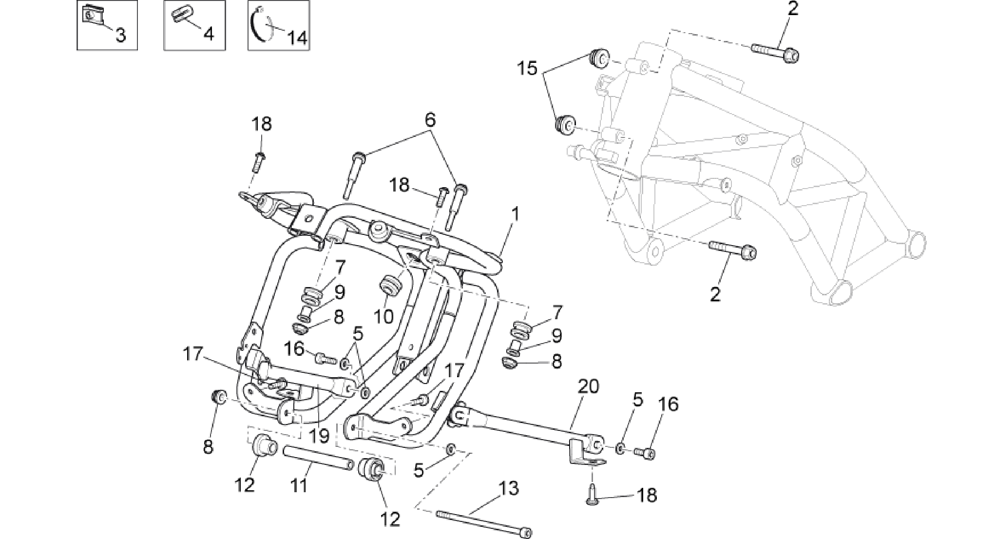 Fairing support bow