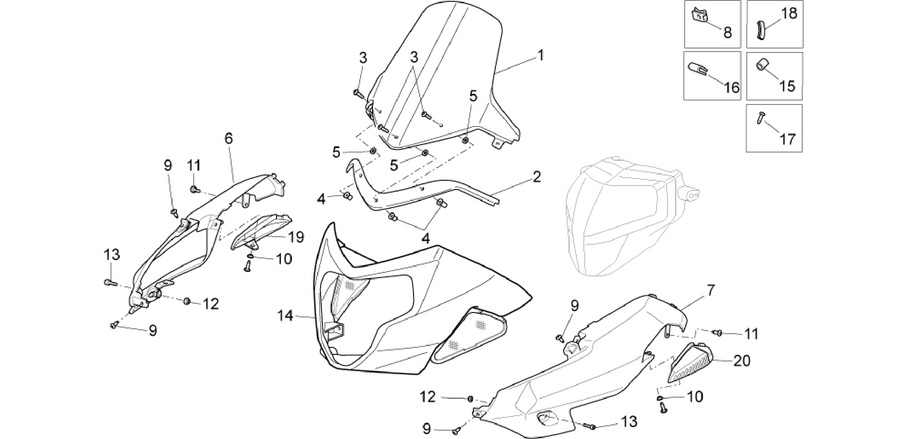 Front body - Front fairing