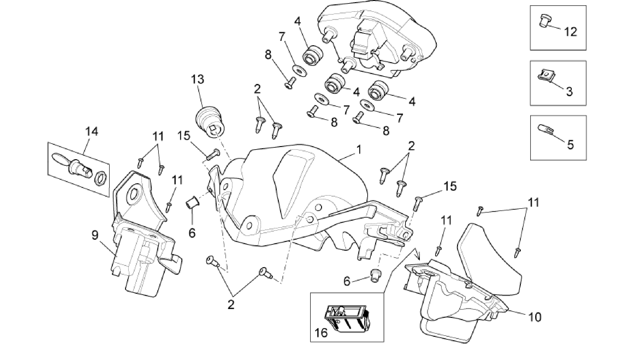 Front body - inside fairing
