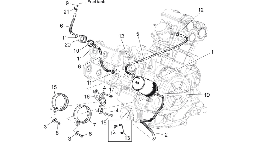 Fuel vapour recover system