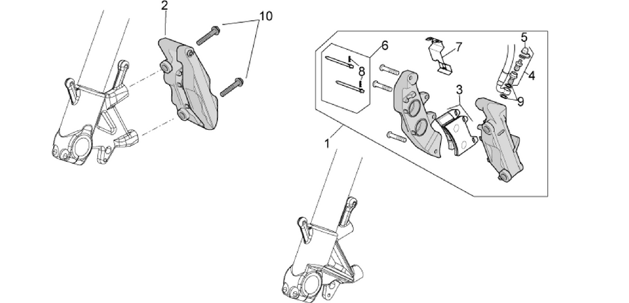 Front brake caliper