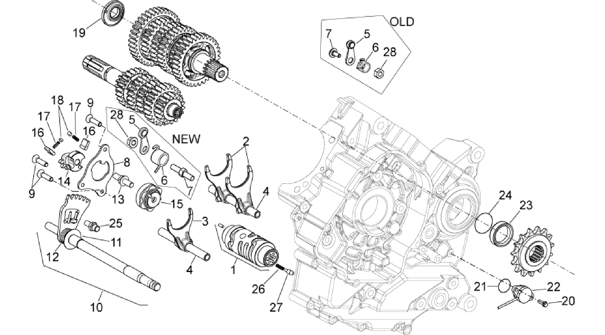 Gear box selector