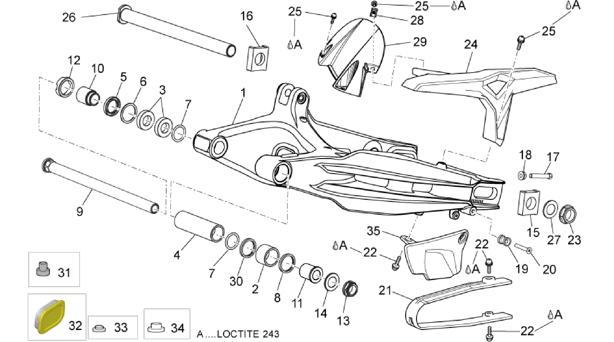 Swing arm