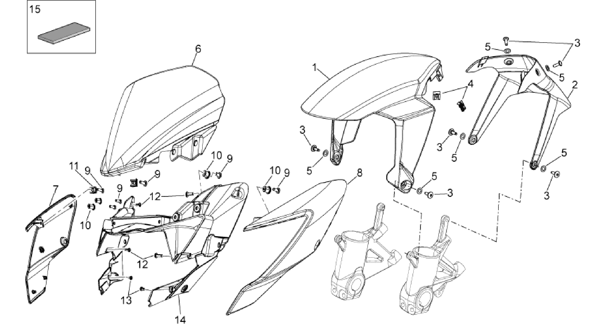 Front body - Front mudguard