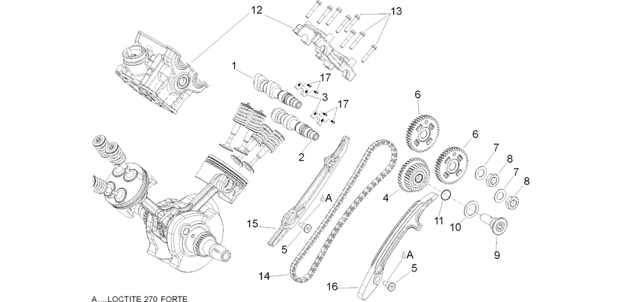 Rear cylinder timing system